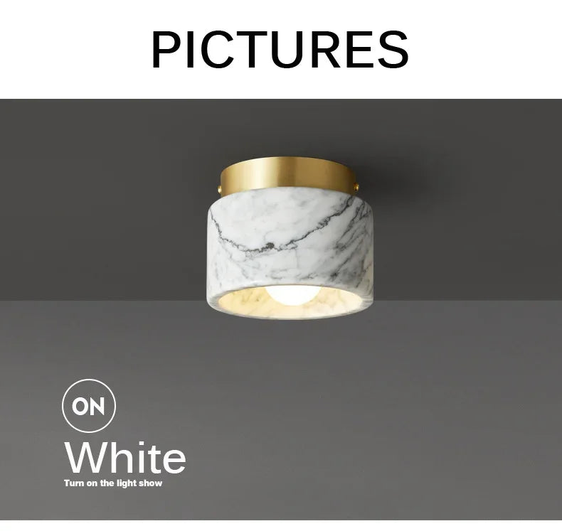 Nordic Marble Ceiling Downlight