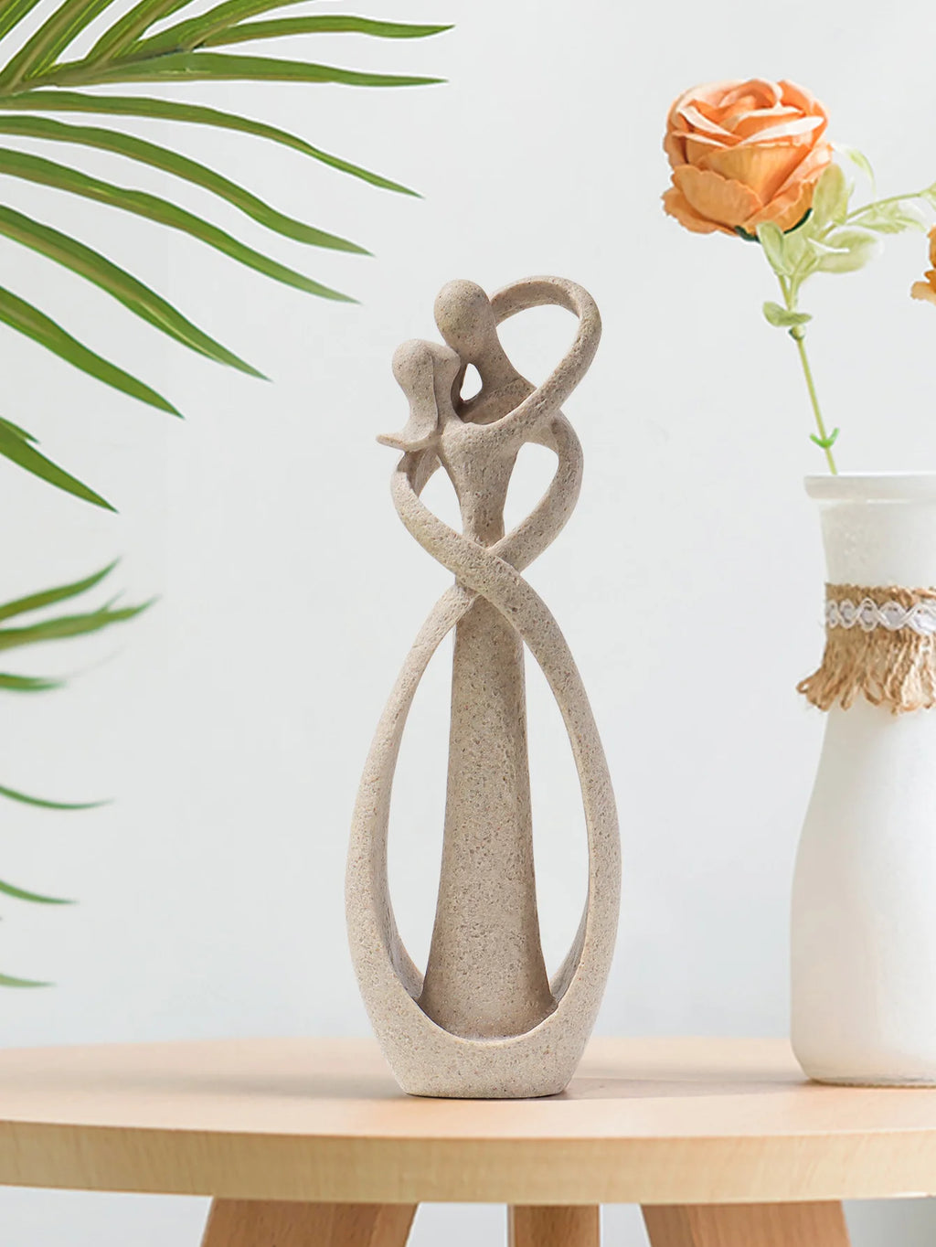 Embrace Abstract Couple Sculpture