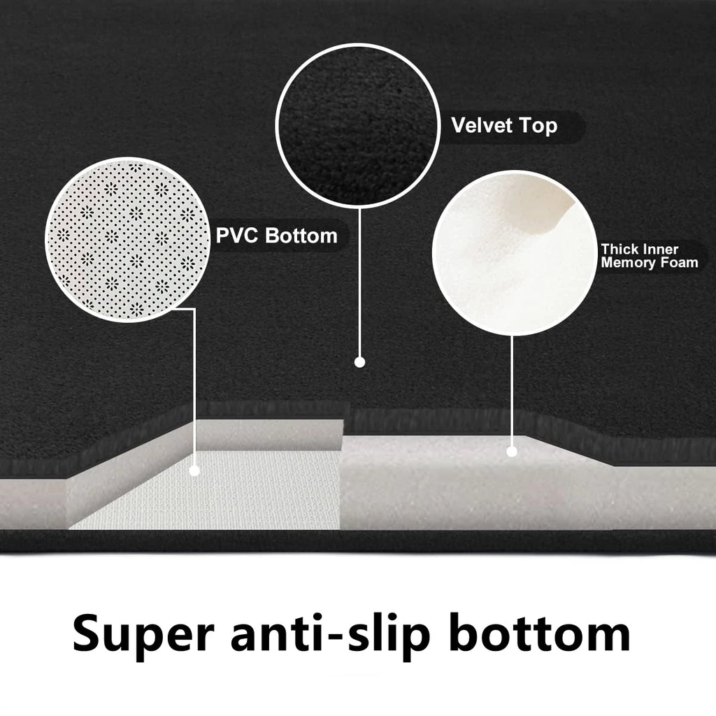 Plush Absorbent Bath Rug