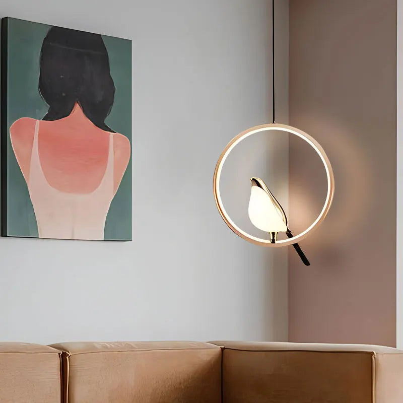 Magpie LED Bird Pendant Light