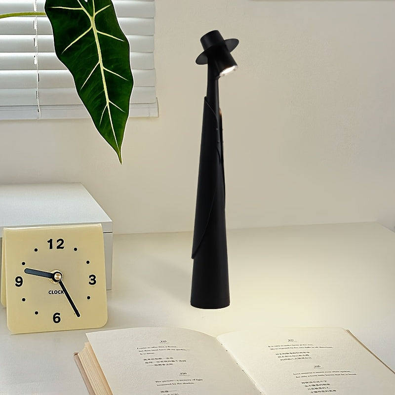 Hat Figure Rechargeable LED Table Lamp