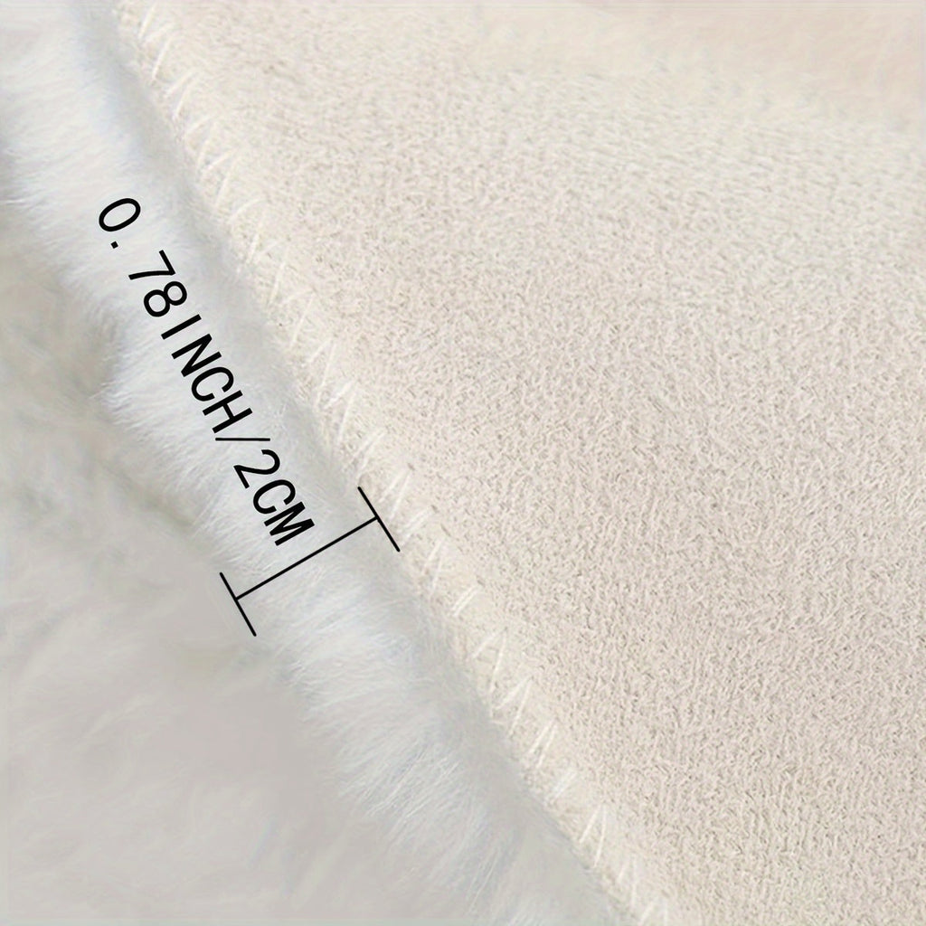 Cloud-Soft Round Bubble Rug