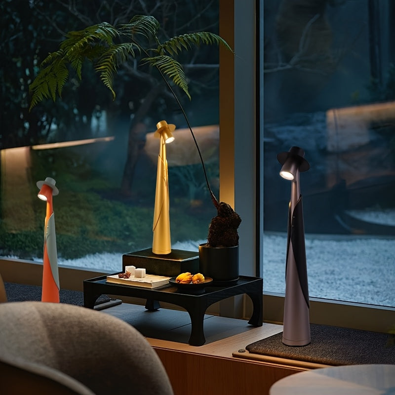 Hat Figure Rechargeable LED Table Lamp