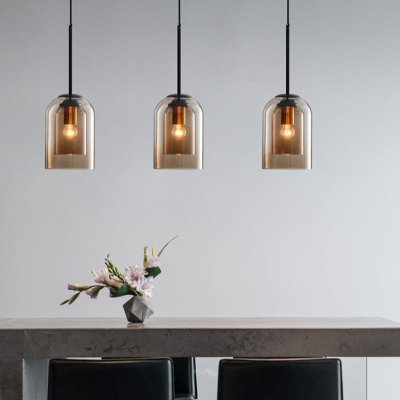 Nordic Tinted Glass Pendant Light