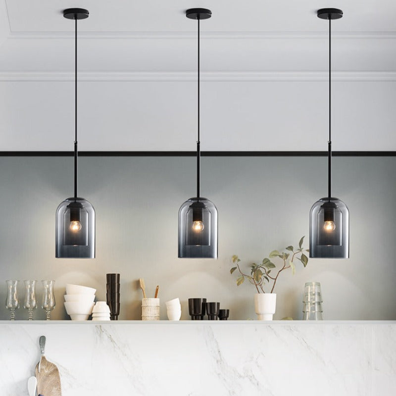 Nordic Tinted Glass Pendant Light