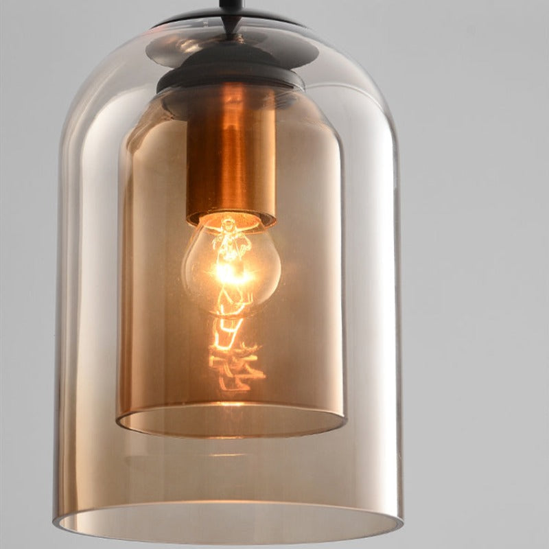 Nordic Tinted Glass Pendant Light