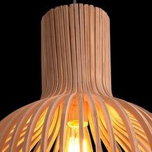 Natural Wood Pendant Light