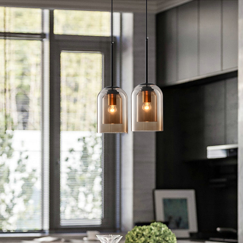 Nordic Tinted Glass Pendant Light
