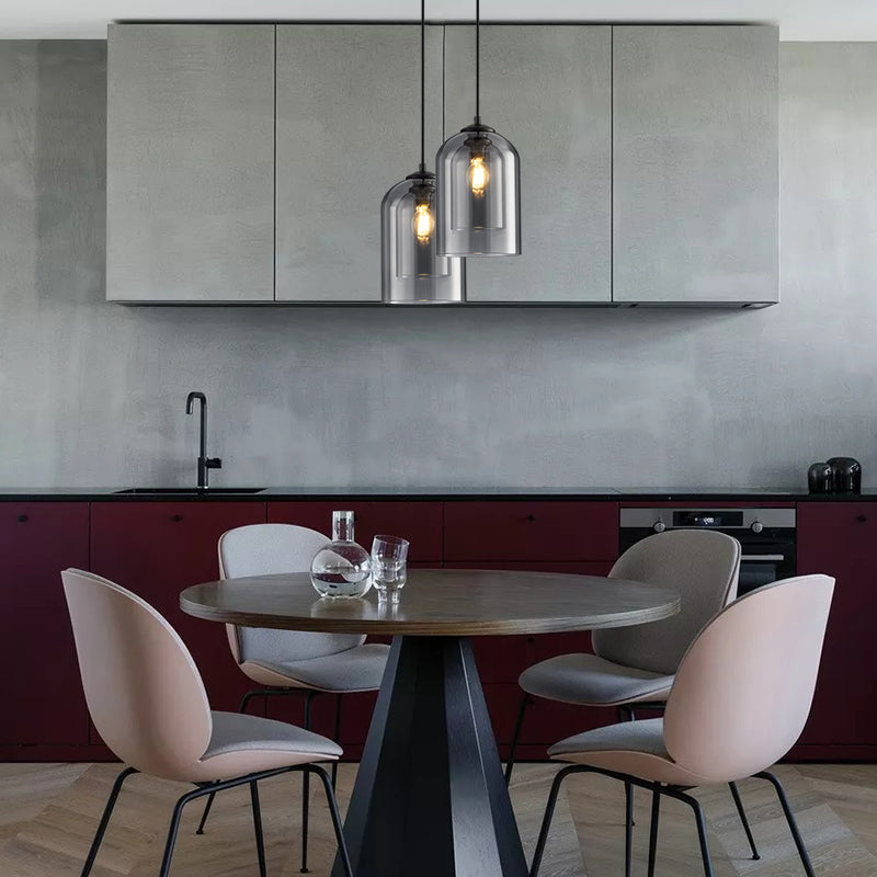 Nordic Tinted Glass Pendant Light